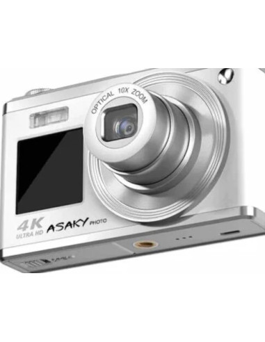Photo Orbit X-10 Bianca - Fotocamera digitale compatta Dual Screen